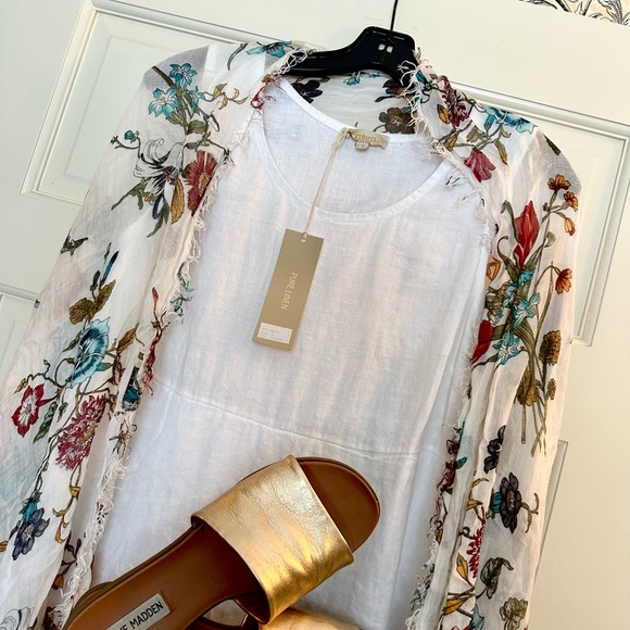 NWT AMBRA 100% LINEN SWING DRESS, SZ S - Picture 7 of 7